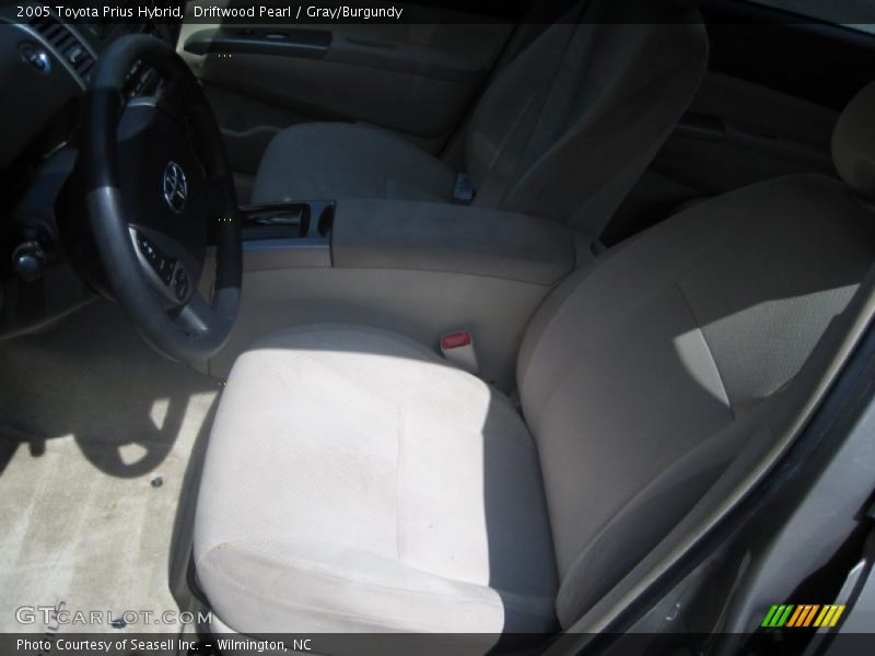 Driftwood Pearl / Gray/Burgundy 2005 Toyota Prius Hybrid