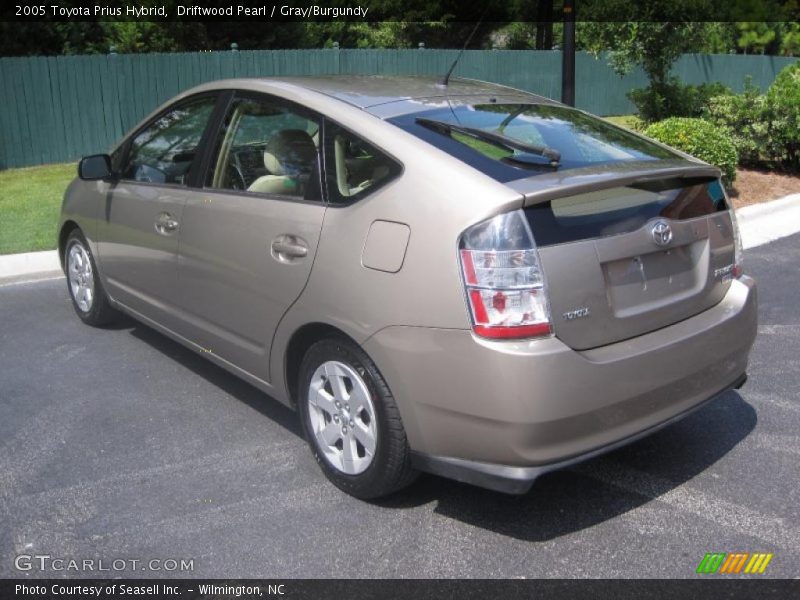 Driftwood Pearl / Gray/Burgundy 2005 Toyota Prius Hybrid