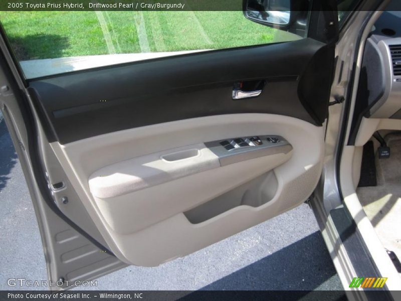 Driftwood Pearl / Gray/Burgundy 2005 Toyota Prius Hybrid