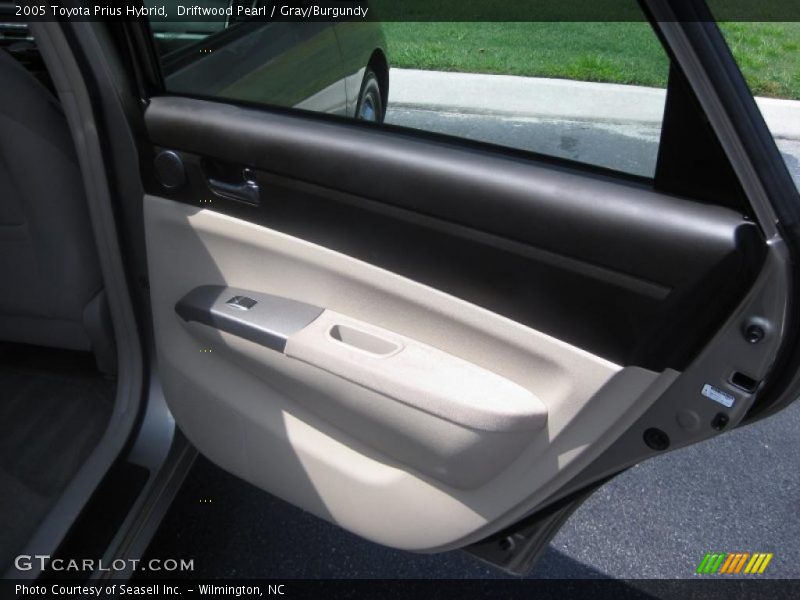 Driftwood Pearl / Gray/Burgundy 2005 Toyota Prius Hybrid