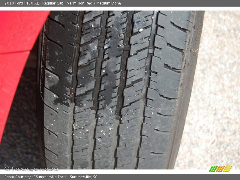 Vermillion Red / Medium Stone 2010 Ford F150 XLT Regular Cab