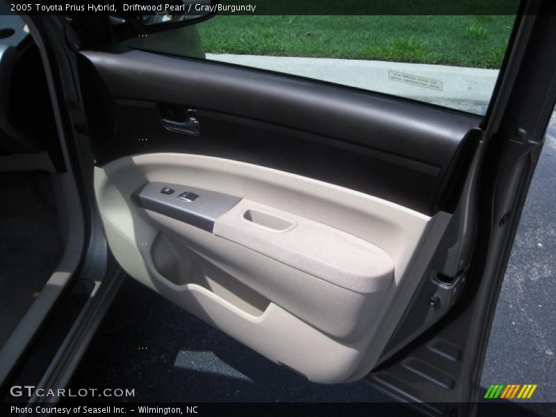 Driftwood Pearl / Gray/Burgundy 2005 Toyota Prius Hybrid