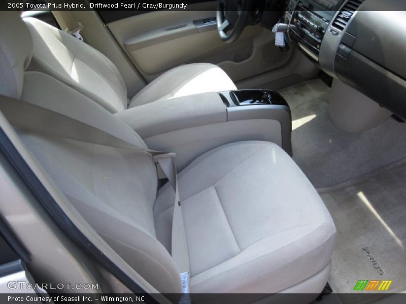 Driftwood Pearl / Gray/Burgundy 2005 Toyota Prius Hybrid