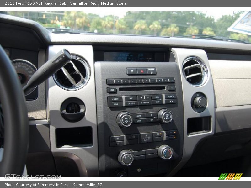 Vermillion Red / Medium Stone 2010 Ford F150 XLT Regular Cab