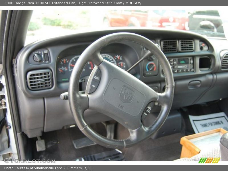 Light Driftwood Satin Glow / Mist Gray 2000 Dodge Ram 1500 SLT Extended Cab