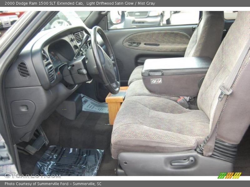 Light Driftwood Satin Glow / Mist Gray 2000 Dodge Ram 1500 SLT Extended Cab