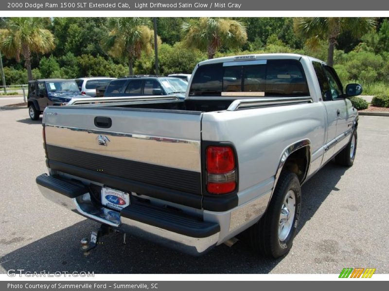 Light Driftwood Satin Glow / Mist Gray 2000 Dodge Ram 1500 SLT Extended Cab