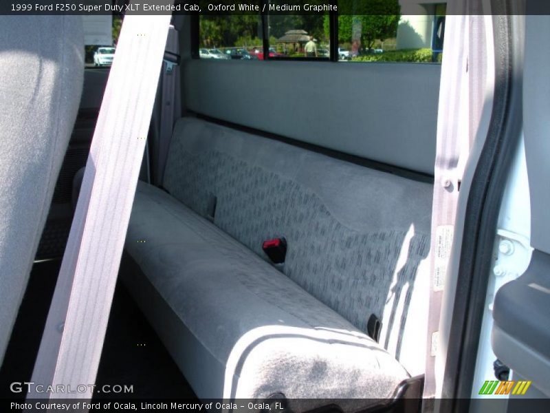 Oxford White / Medium Graphite 1999 Ford F250 Super Duty XLT Extended Cab