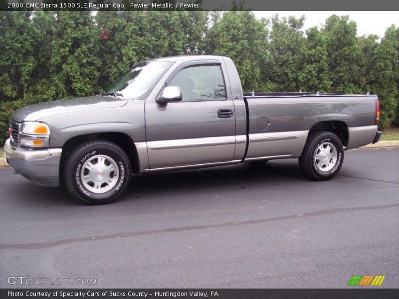 Pewter Metallic / Pewter 2000 GMC Sierra 1500 SLE Regular Cab