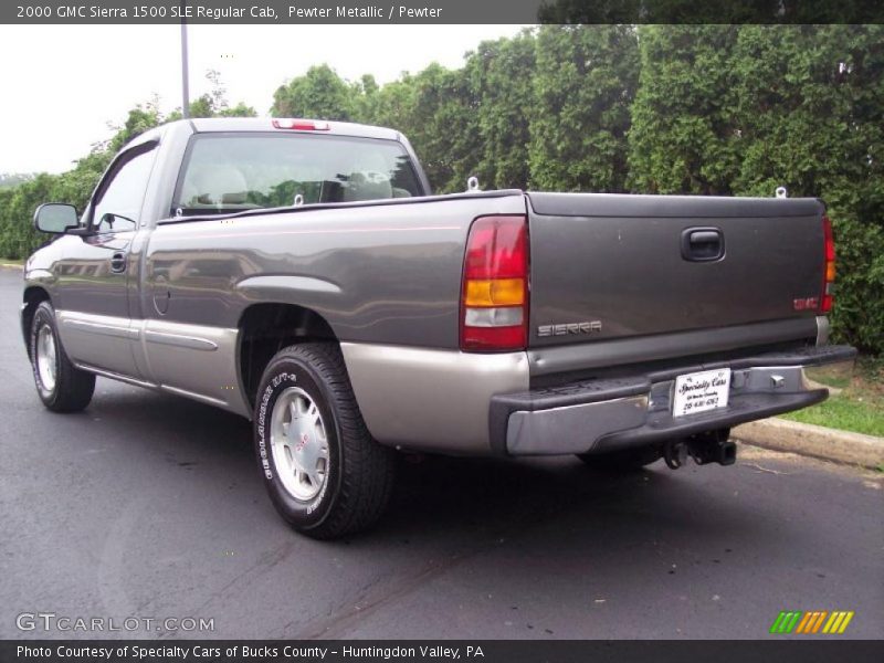 Pewter Metallic / Pewter 2000 GMC Sierra 1500 SLE Regular Cab