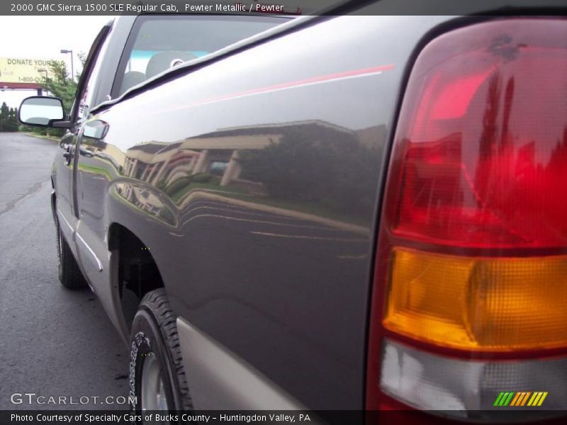 Pewter Metallic / Pewter 2000 GMC Sierra 1500 SLE Regular Cab
