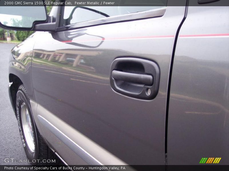 Pewter Metallic / Pewter 2000 GMC Sierra 1500 SLE Regular Cab