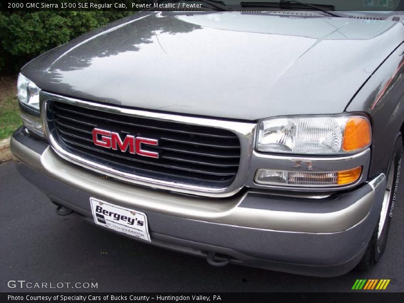 Pewter Metallic / Pewter 2000 GMC Sierra 1500 SLE Regular Cab