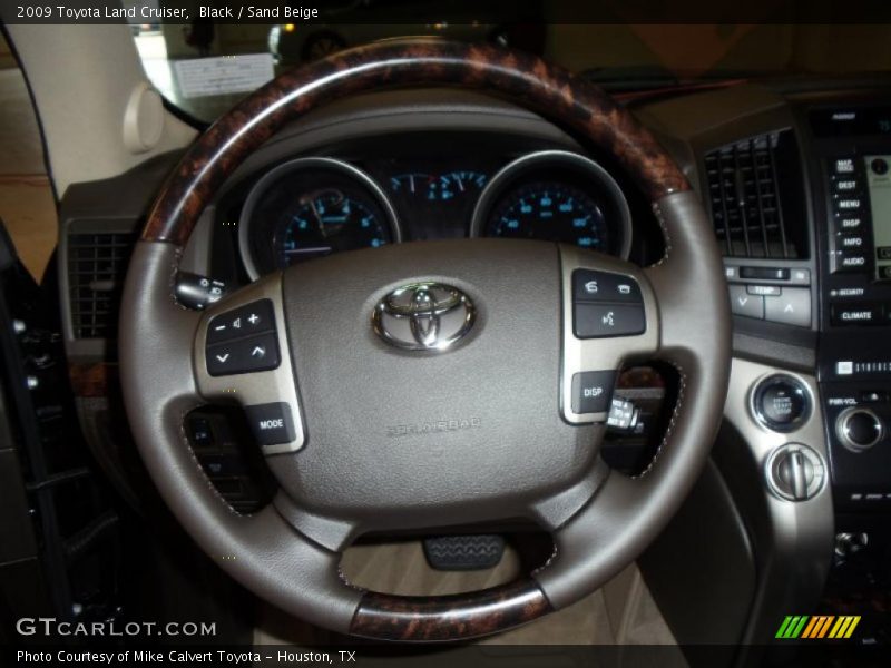 Black / Sand Beige 2009 Toyota Land Cruiser