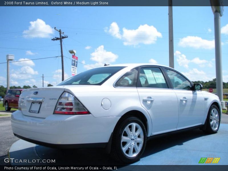 Oxford White / Medium Light Stone 2008 Ford Taurus Limited