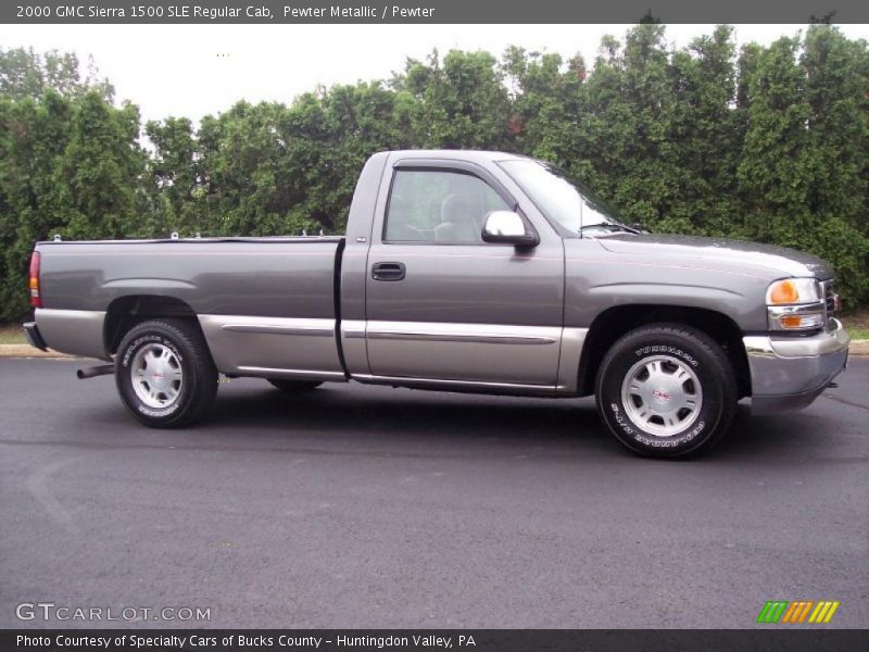 Pewter Metallic / Pewter 2000 GMC Sierra 1500 SLE Regular Cab