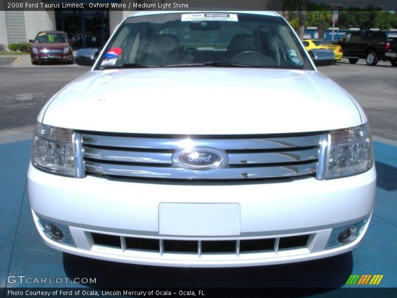 Oxford White / Medium Light Stone 2008 Ford Taurus Limited
