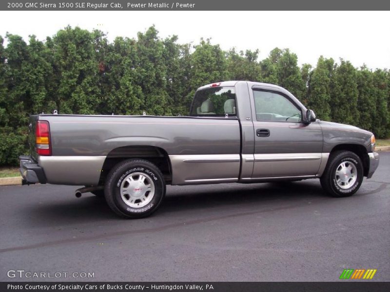 Pewter Metallic / Pewter 2000 GMC Sierra 1500 SLE Regular Cab