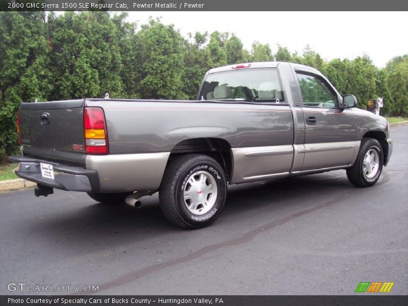 Pewter Metallic / Pewter 2000 GMC Sierra 1500 SLE Regular Cab