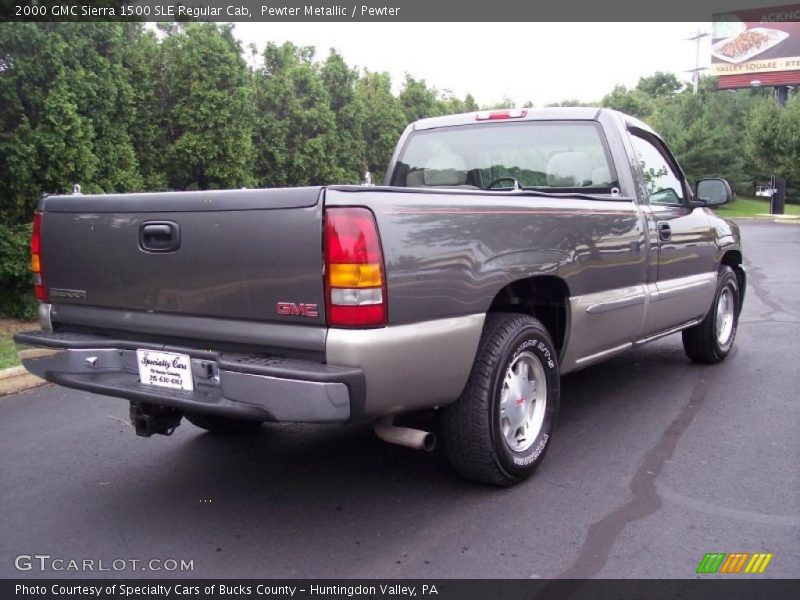 Pewter Metallic / Pewter 2000 GMC Sierra 1500 SLE Regular Cab