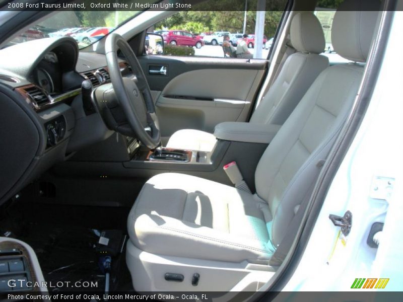 Oxford White / Medium Light Stone 2008 Ford Taurus Limited