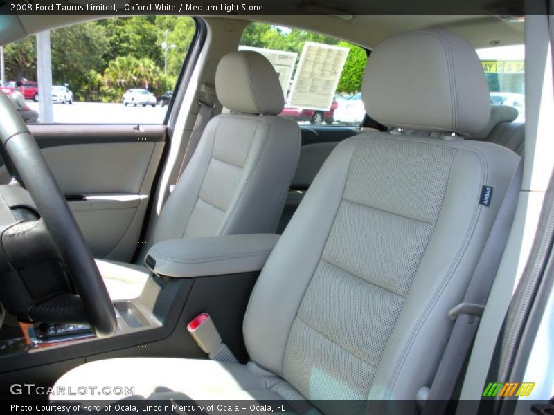Oxford White / Medium Light Stone 2008 Ford Taurus Limited