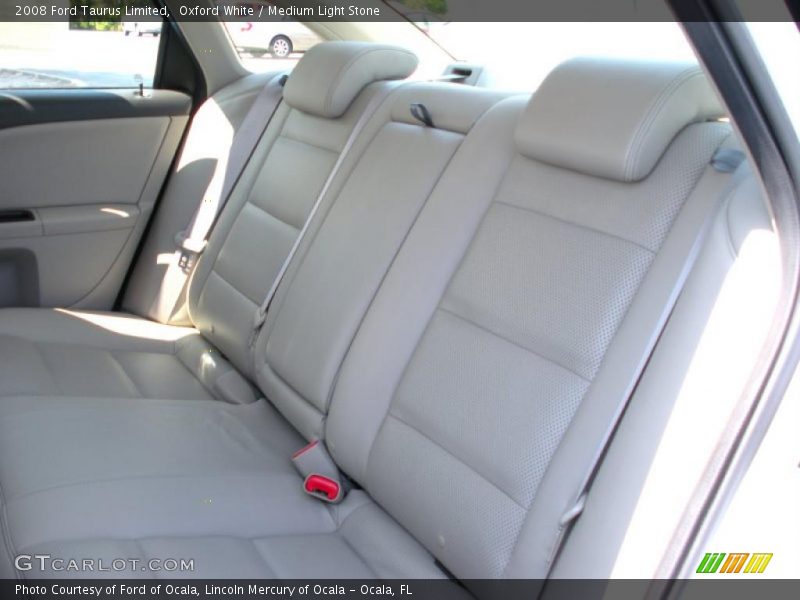 Oxford White / Medium Light Stone 2008 Ford Taurus Limited