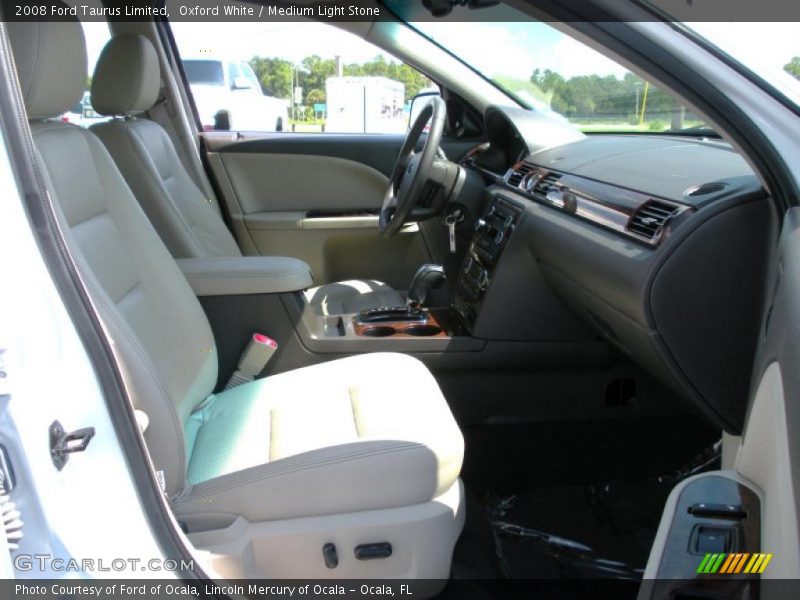 Oxford White / Medium Light Stone 2008 Ford Taurus Limited