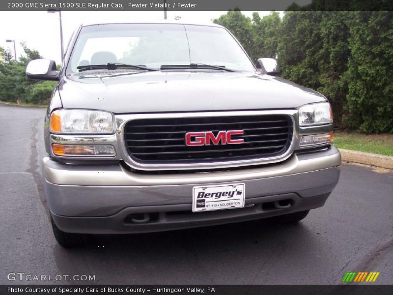 Pewter Metallic / Pewter 2000 GMC Sierra 1500 SLE Regular Cab