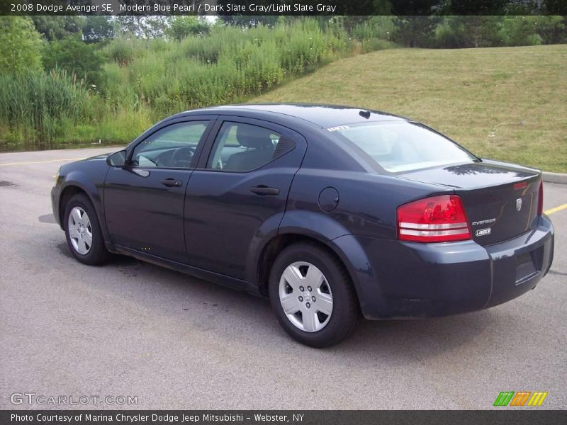 Modern Blue Pearl / Dark Slate Gray/Light Slate Gray 2008 Dodge Avenger SE