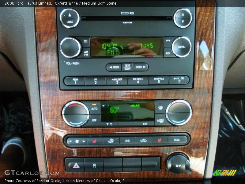 Oxford White / Medium Light Stone 2008 Ford Taurus Limited