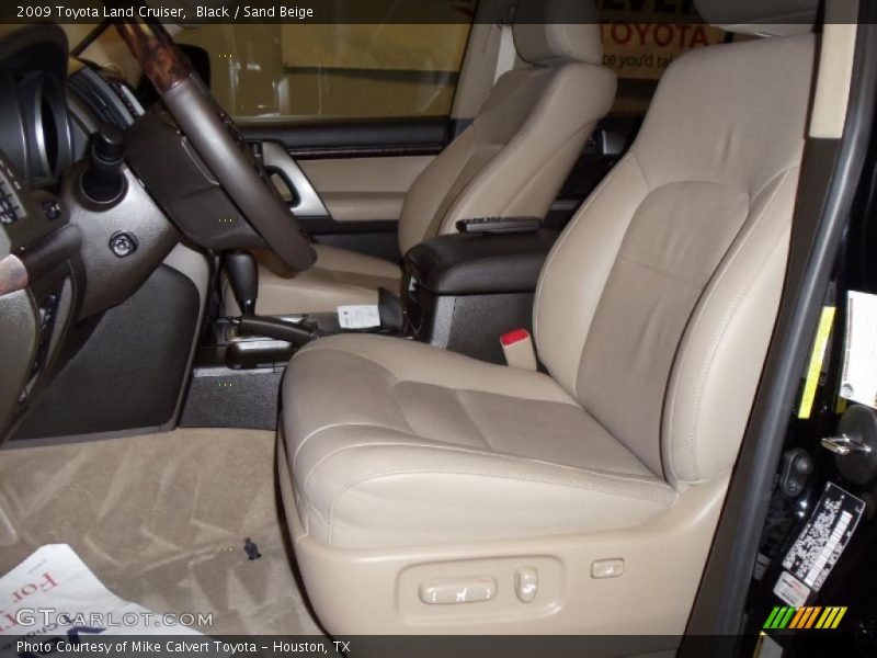 Black / Sand Beige 2009 Toyota Land Cruiser