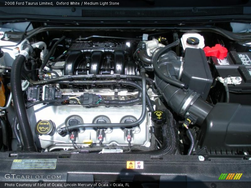 Oxford White / Medium Light Stone 2008 Ford Taurus Limited