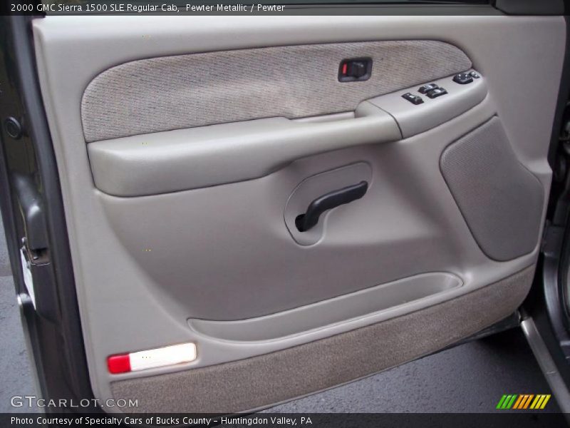 Pewter Metallic / Pewter 2000 GMC Sierra 1500 SLE Regular Cab