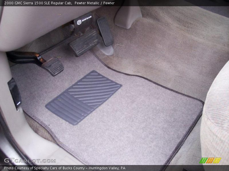 Pewter Metallic / Pewter 2000 GMC Sierra 1500 SLE Regular Cab