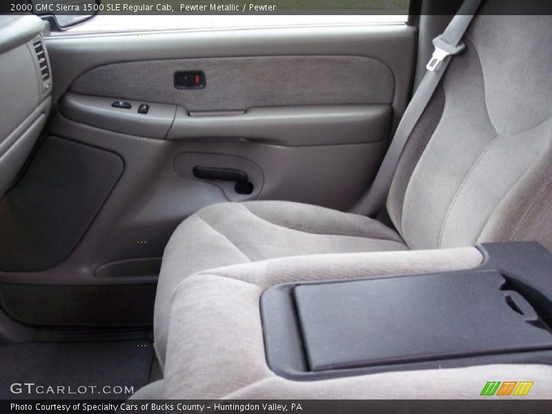 Pewter Metallic / Pewter 2000 GMC Sierra 1500 SLE Regular Cab