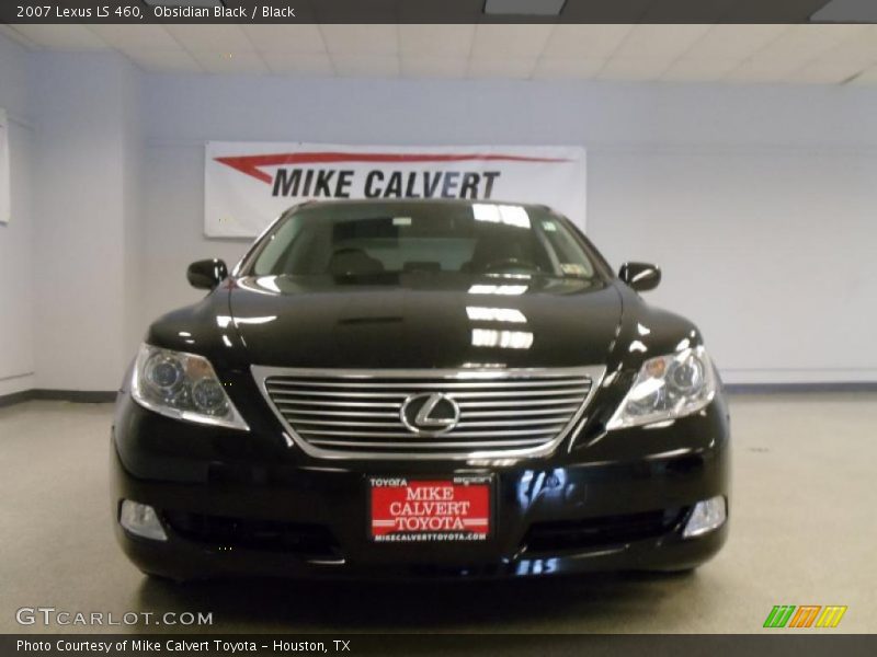 Obsidian Black / Black 2007 Lexus LS 460