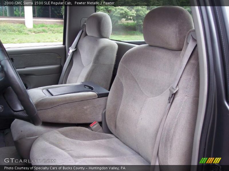 Pewter Metallic / Pewter 2000 GMC Sierra 1500 SLE Regular Cab