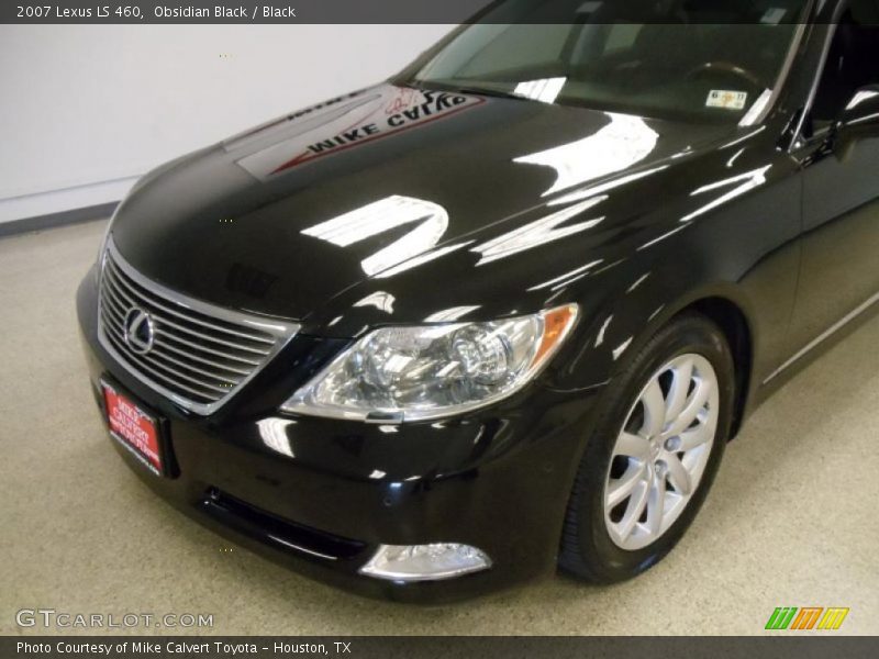 Obsidian Black / Black 2007 Lexus LS 460