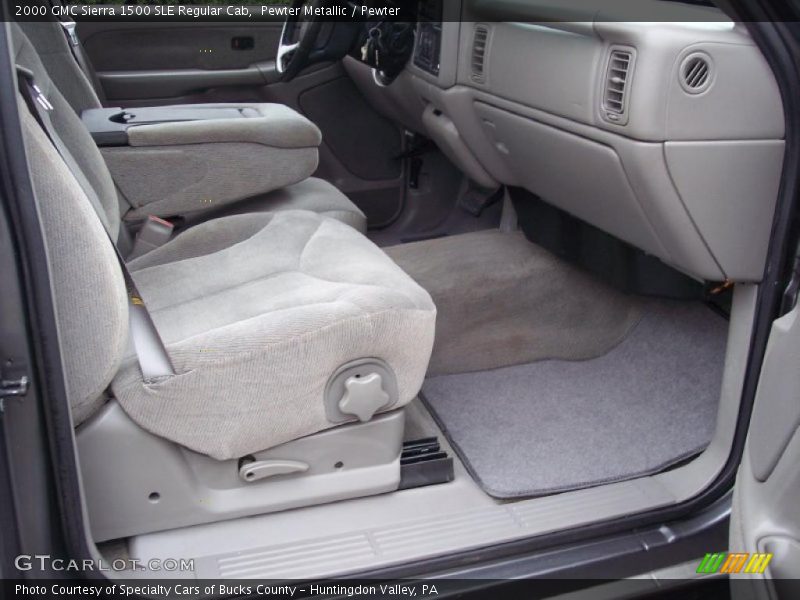 Pewter Metallic / Pewter 2000 GMC Sierra 1500 SLE Regular Cab