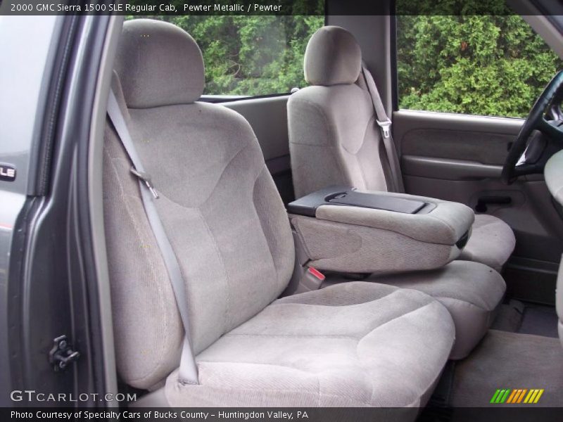 Pewter Metallic / Pewter 2000 GMC Sierra 1500 SLE Regular Cab