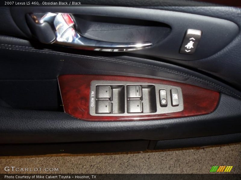 Obsidian Black / Black 2007 Lexus LS 460