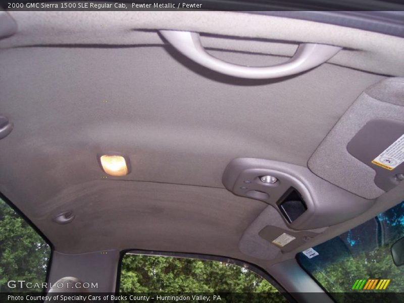 Pewter Metallic / Pewter 2000 GMC Sierra 1500 SLE Regular Cab