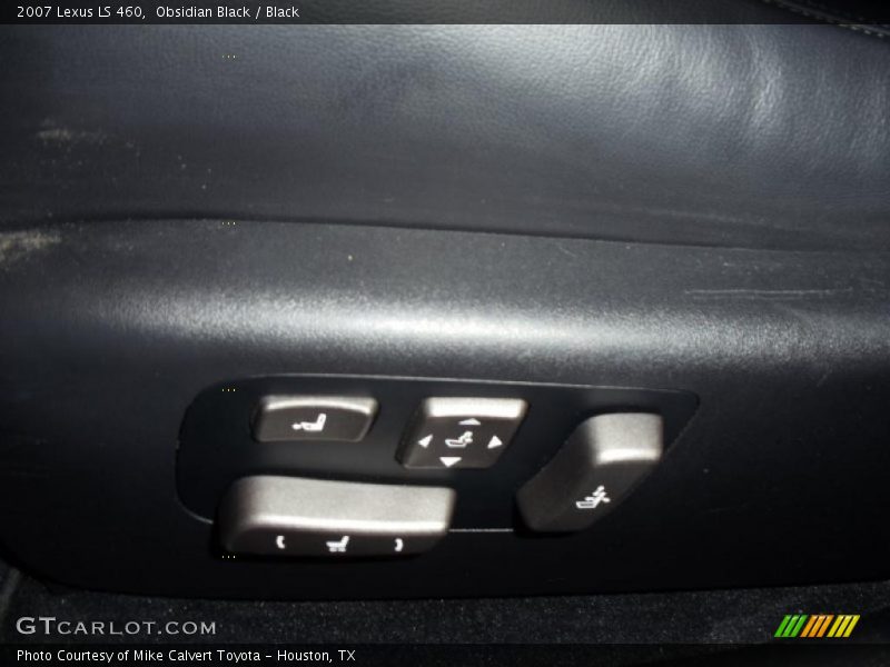 Obsidian Black / Black 2007 Lexus LS 460