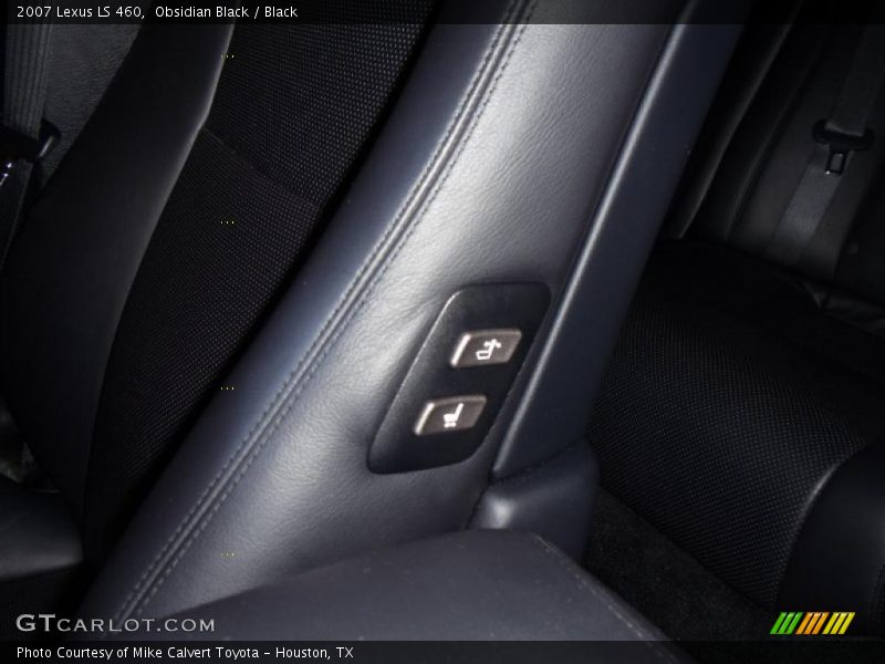 Obsidian Black / Black 2007 Lexus LS 460