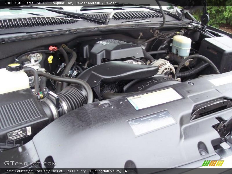 Pewter Metallic / Pewter 2000 GMC Sierra 1500 SLE Regular Cab