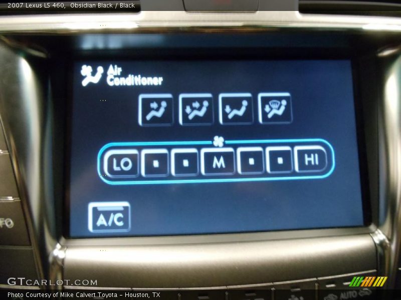 Obsidian Black / Black 2007 Lexus LS 460