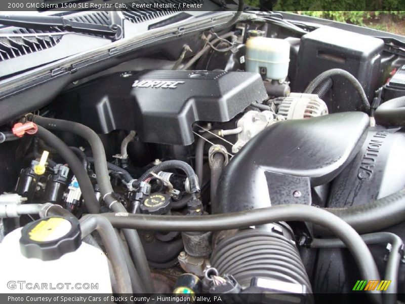 Pewter Metallic / Pewter 2000 GMC Sierra 1500 SLE Regular Cab