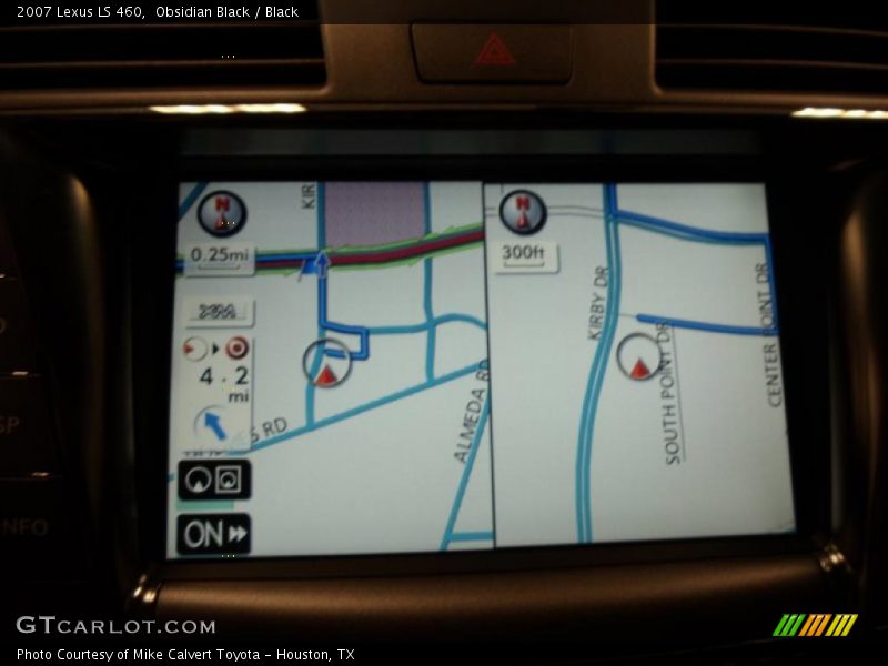 Obsidian Black / Black 2007 Lexus LS 460