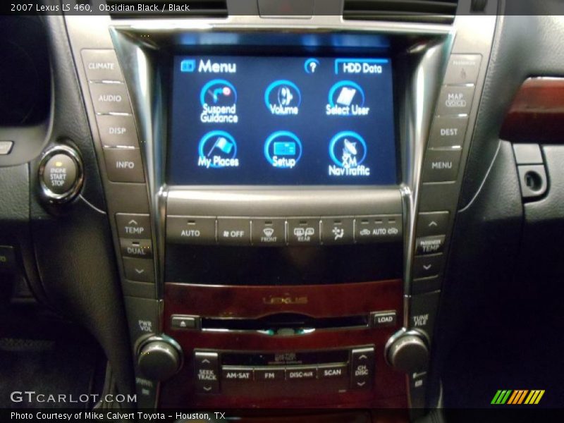 Obsidian Black / Black 2007 Lexus LS 460